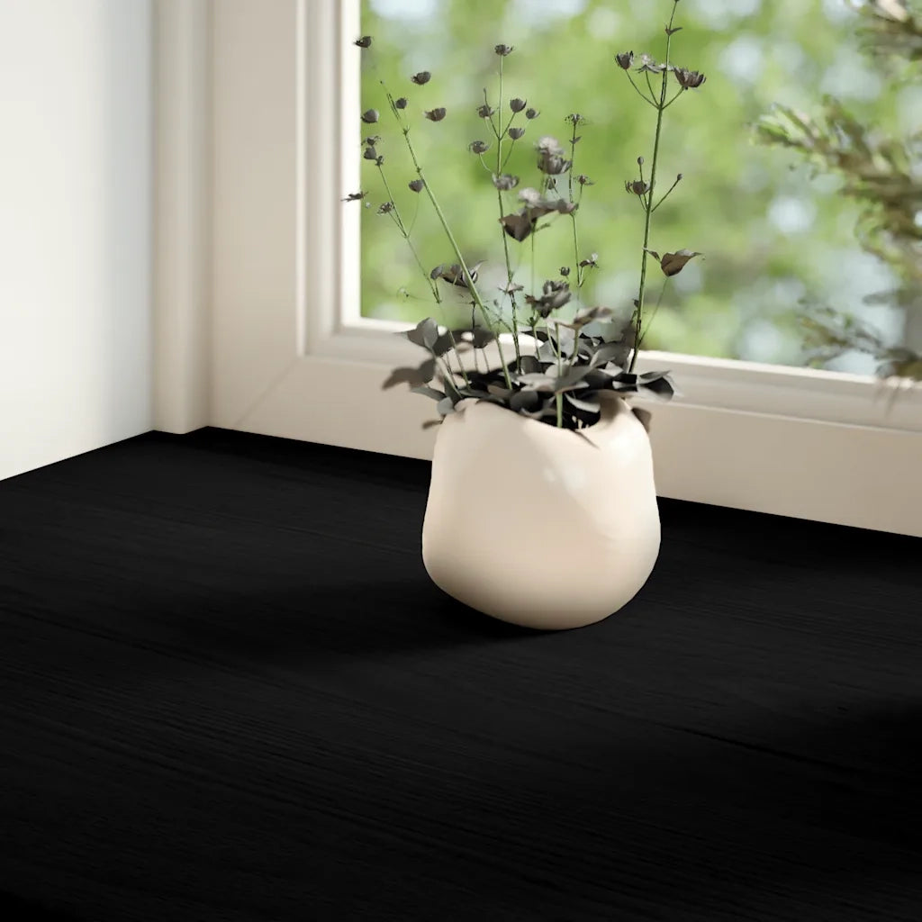 Davanzali 2 pz Marrone Scuro 90x30x2 cm Legno Massello Rovere 4009191