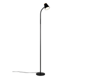 Piantana LED, plastica, nero, H 145 cm, Pongo
