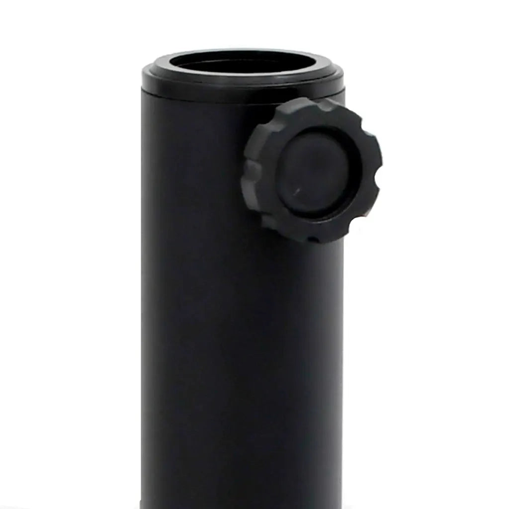 Base quadrata stabilizzatrice per ombrellone 43 x 43 x 38 cm con adattatori da 32 38 e 48 mm in acciaio nero 02_0047474