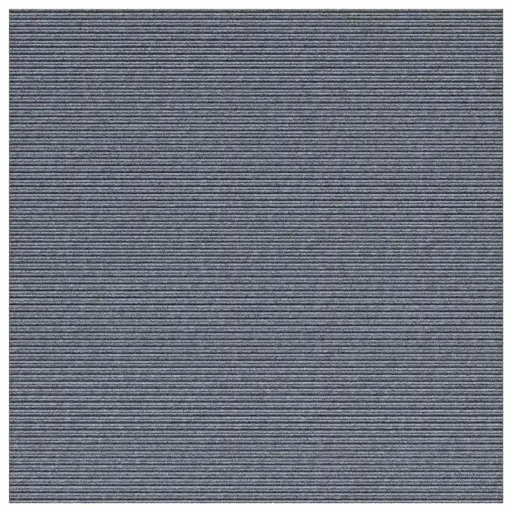 Runner in Moquette | Runner Tappeto Grigio chiaro 100 x 100 cm Tessuto