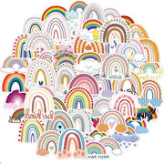 60 Sticker Regalo Acquario - Sticker Colorati per Laptop Bagaglio - Sticker Vinili Idrorepellenti - Stile Boho Estetico - per Bambini Tablet Bicchiere Notebook Album.