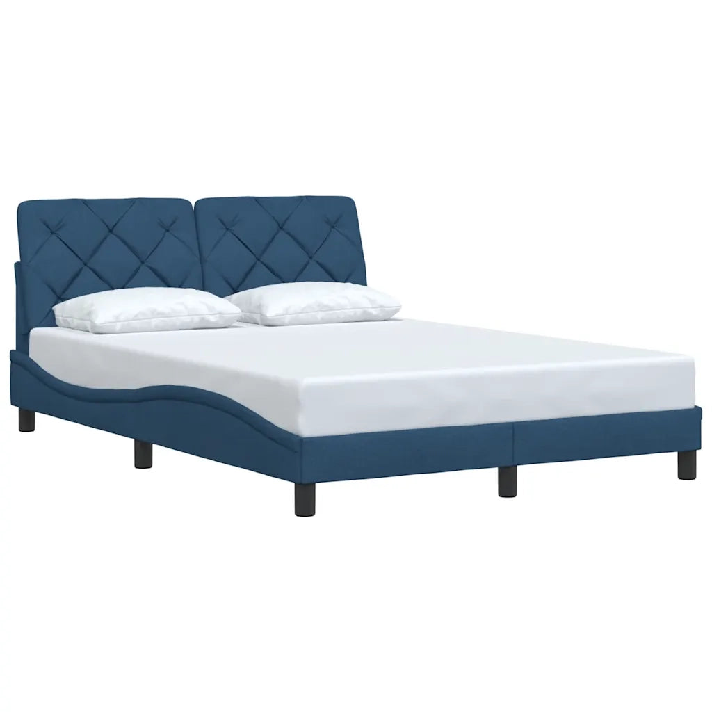 Giroletto senza Materasso Blu 120x200 cm in Tessuto