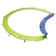 Tappeto di protezione reversibile per trampolino Ø180cm CAIRNS - verde/blu