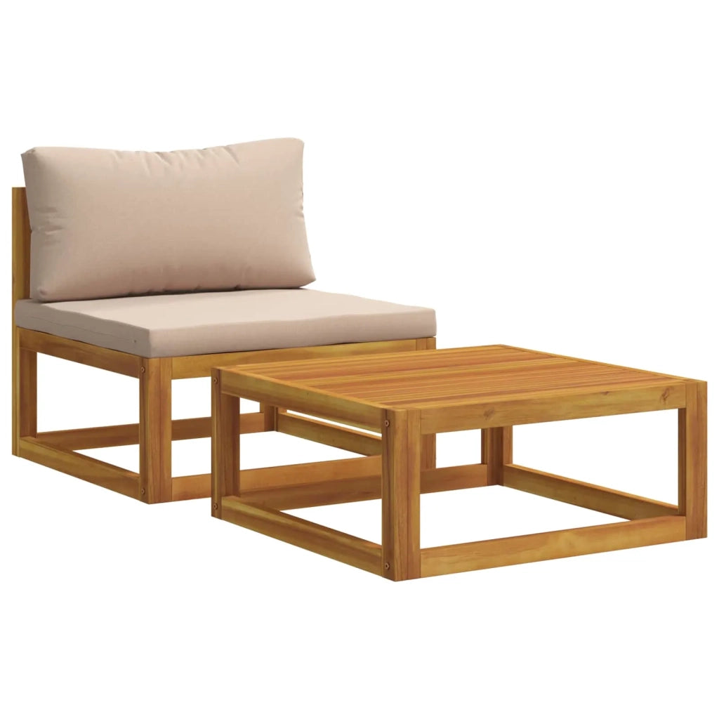 Set divano componibile con cuscini 2 pz 42028302