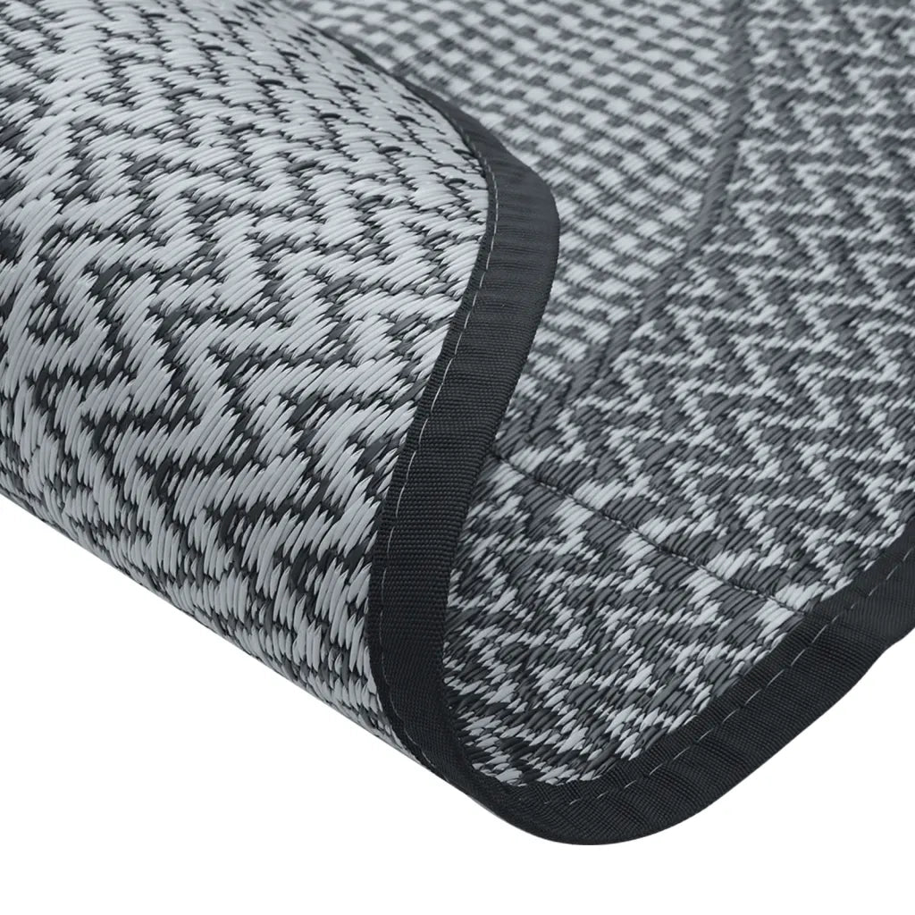 Tappeto da Esterno ARAKIL Grigio Ø120 cm in PP 368458
