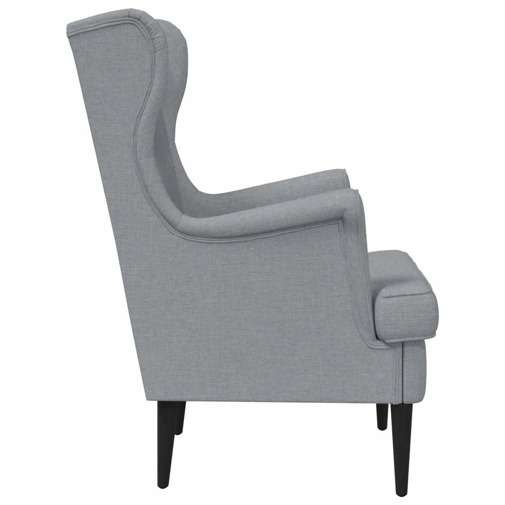 Poltrona Grigio Chiaro Tessuto 42029882