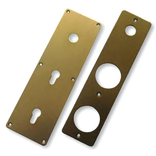 MOTTURA 95443BR Kit Mostrine Interna + Esterna per Serrature Mottura Serie 89F3 (Ferbona) 2 Defender Alluminio Anodizzato colore Bronzato