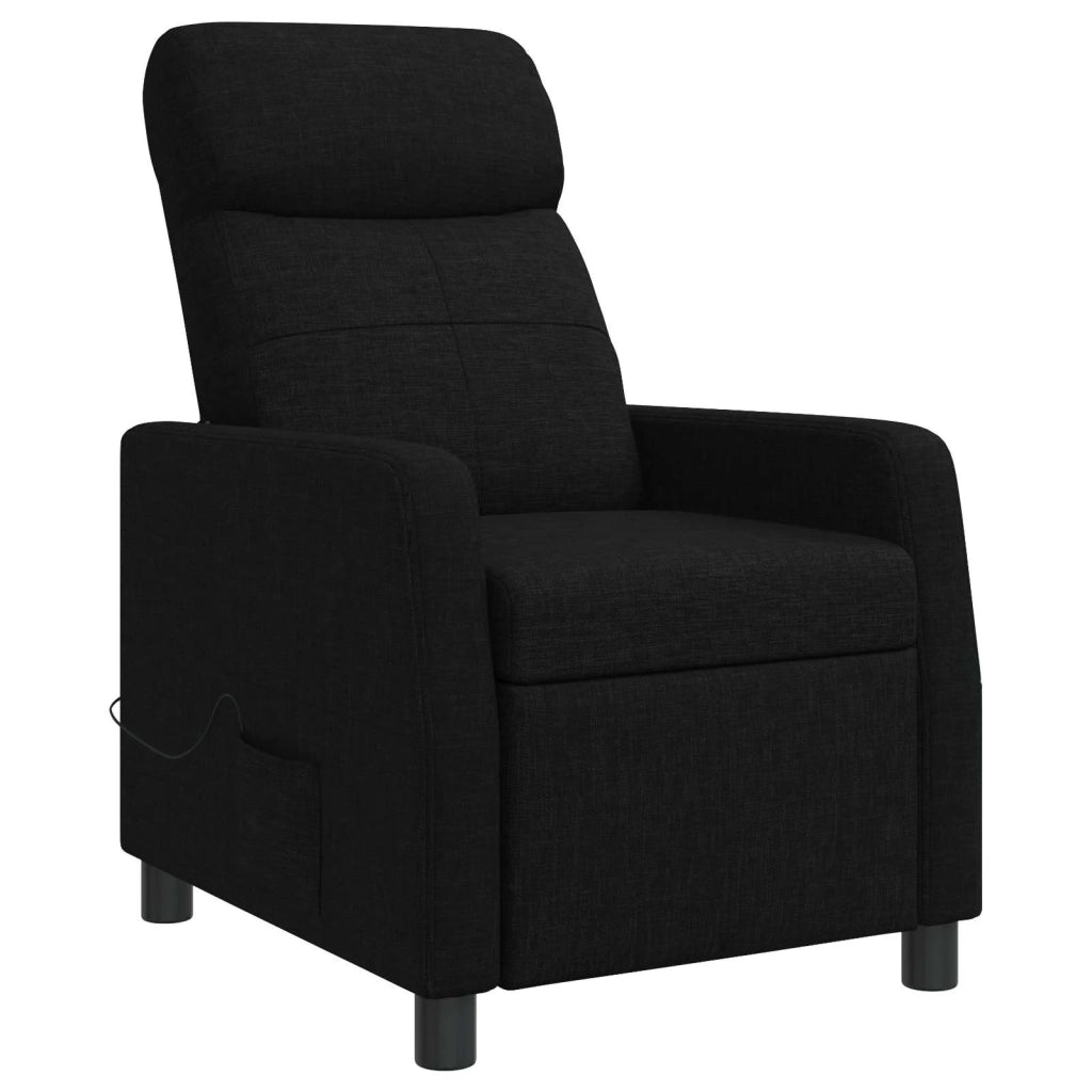 Poltrona Massaggiante Nero Tessuto 42035059