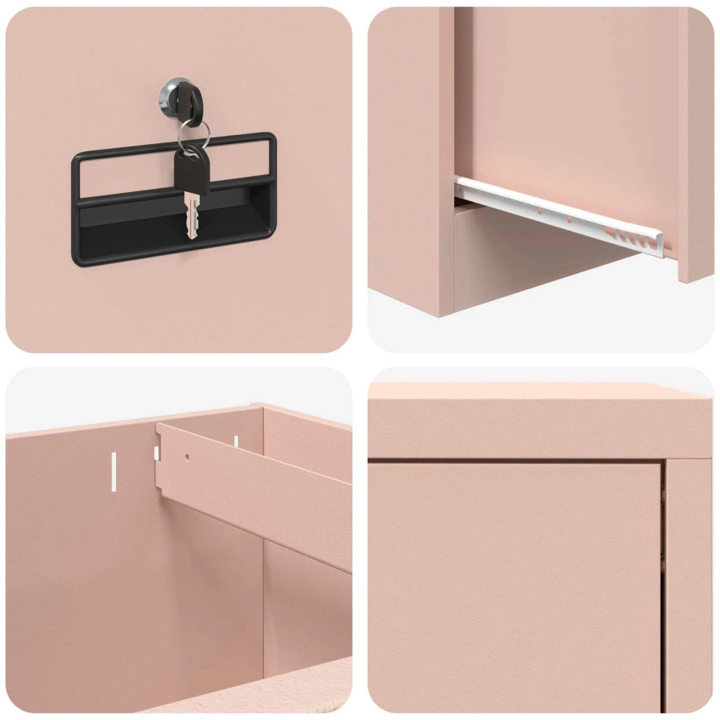 Armadio per File con cassetto Rosa 44 x 50 x 106.5 cm CFW6010651