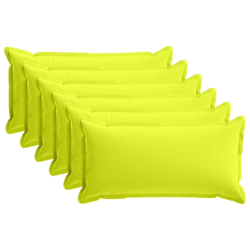 Federa 6 pz HOUTEN Verde brillante. 40 x 70 cm Poliestere 917889