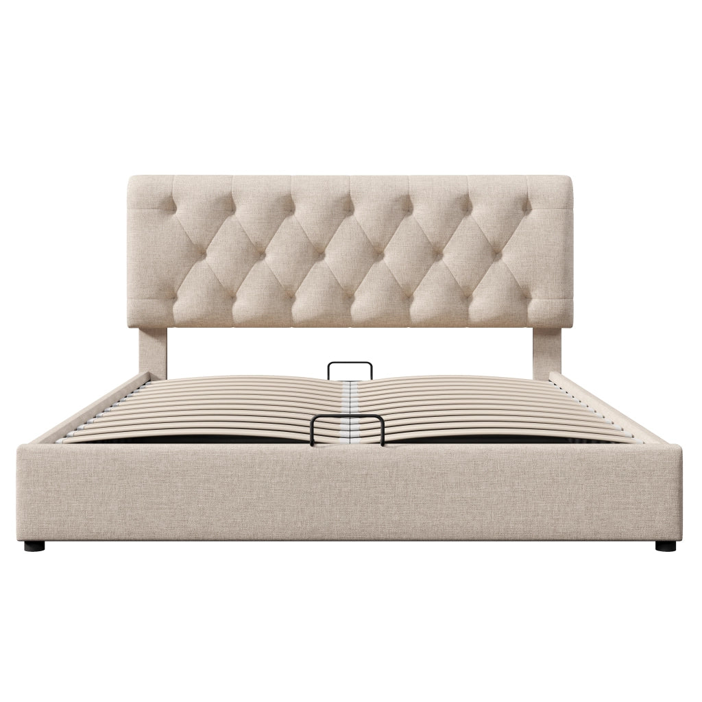 Letto matrimoniale 160x200 cm contenitore con sollevamento idraulico