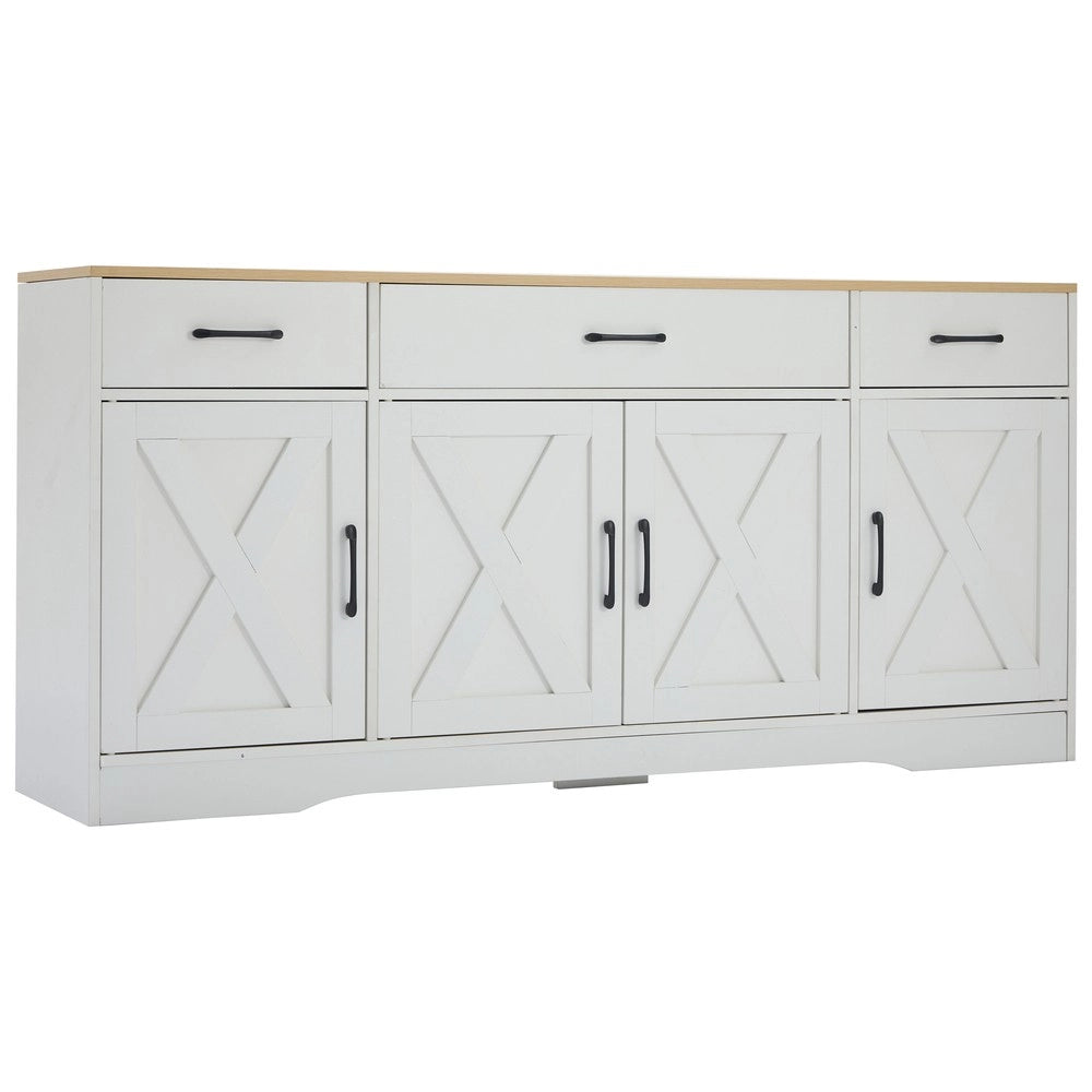 Credenza Moderna ¨C MINIMAL ¨C Bianco, Legno, Multiuso