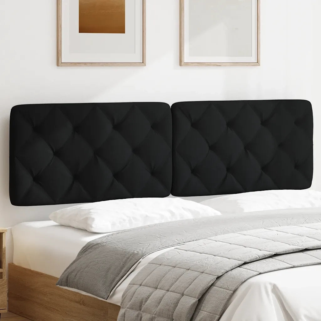 Cuscino Testiera Nero 180 cm in Tessuto 4019235