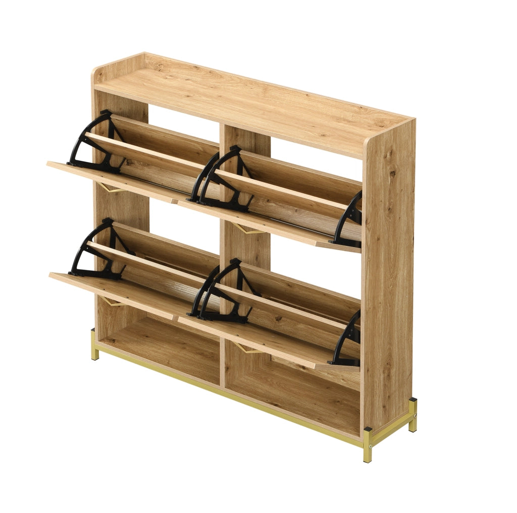 Scarpiera salvaspazio in MDF 108,5x24x100 cm