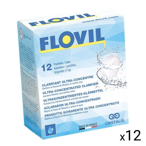 Flovil Blister Da 12 Pastiglie In Cartone Da 12 Pezzi Numero pezzi: 12 pastiglie, Quantità confezione: 12 confezioni