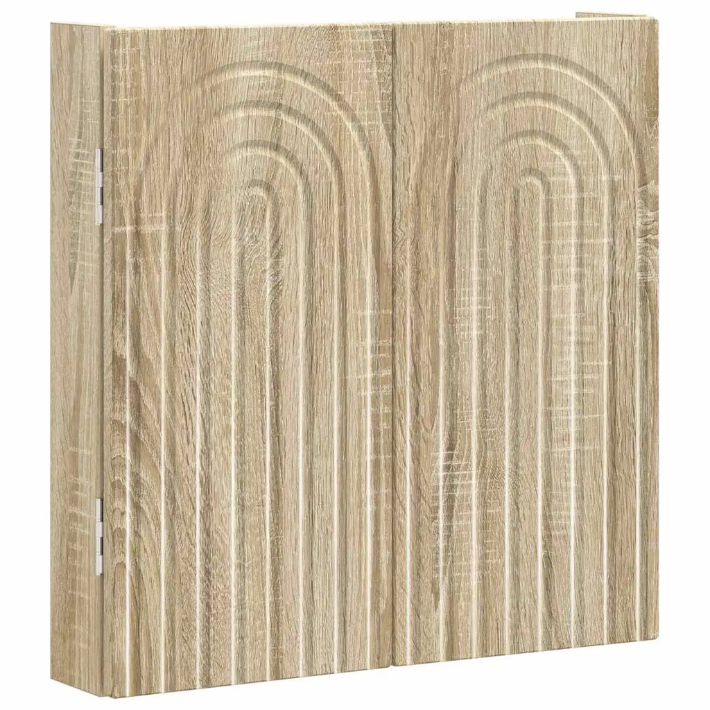 Armadio per Dartboard ALKMAAR Rovere Sonoma 896227