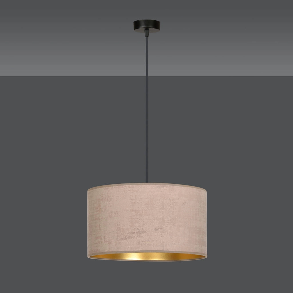 Lampada sospensione Emibig Hilde E27 Ø35 rosa oro nera