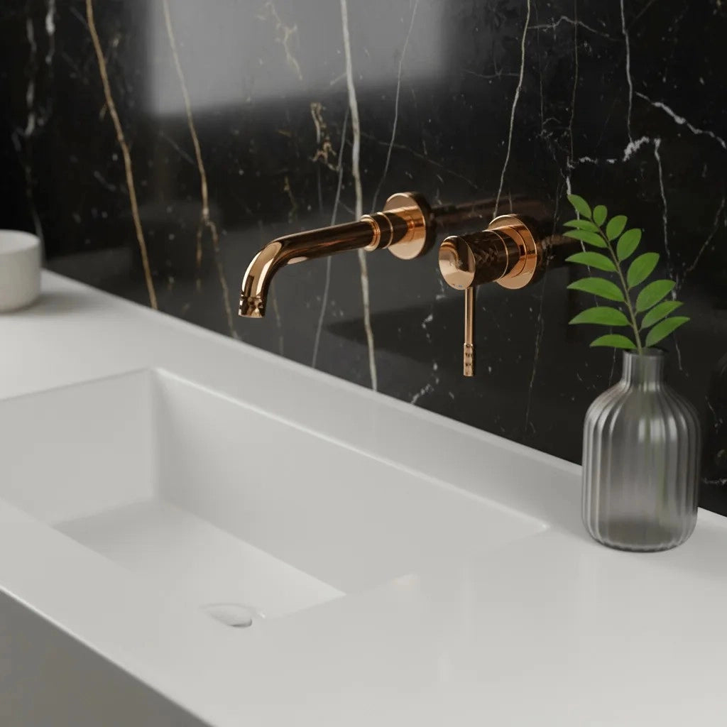 Rubinetto Da Incasso Rea Lungo Diamond Copper + Box