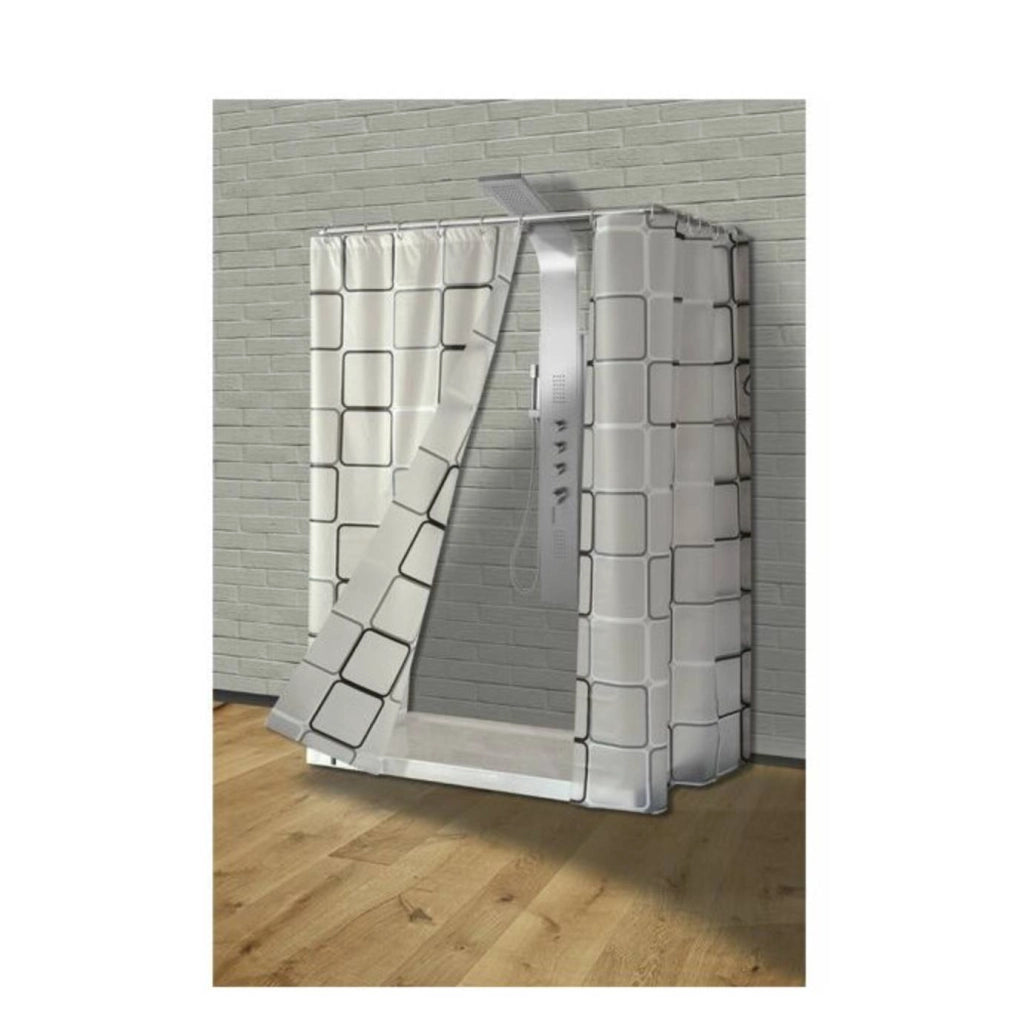 Tenda doccia QO grigio 240x200cm