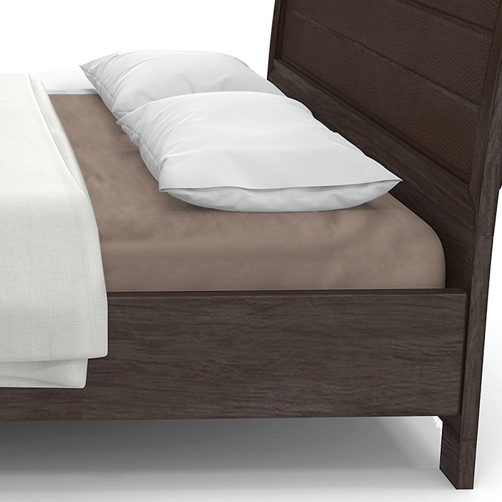 Lenzuolo letto sotto con angoli 100% puro cotone Made in Italy tinta unita Terra - 2 Piazze maxi