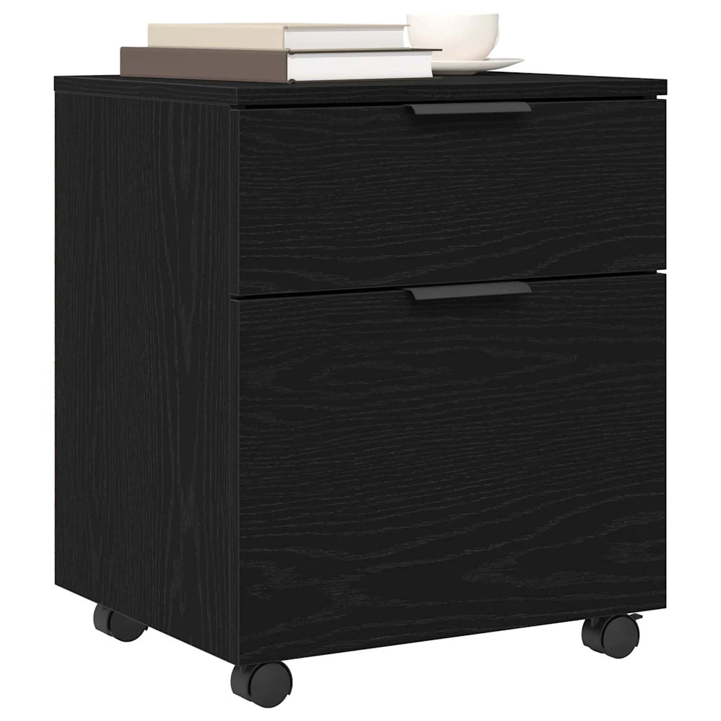 Armadio per File Rovere Nero 45 x 38 x 54 cm Legno multistrato CFW1866905