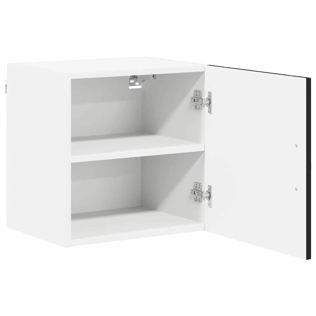 Armadio da cucina moderno pratico portaoggetti 40 x 31 x 40 cm in legno multistrato nero 02_0053905