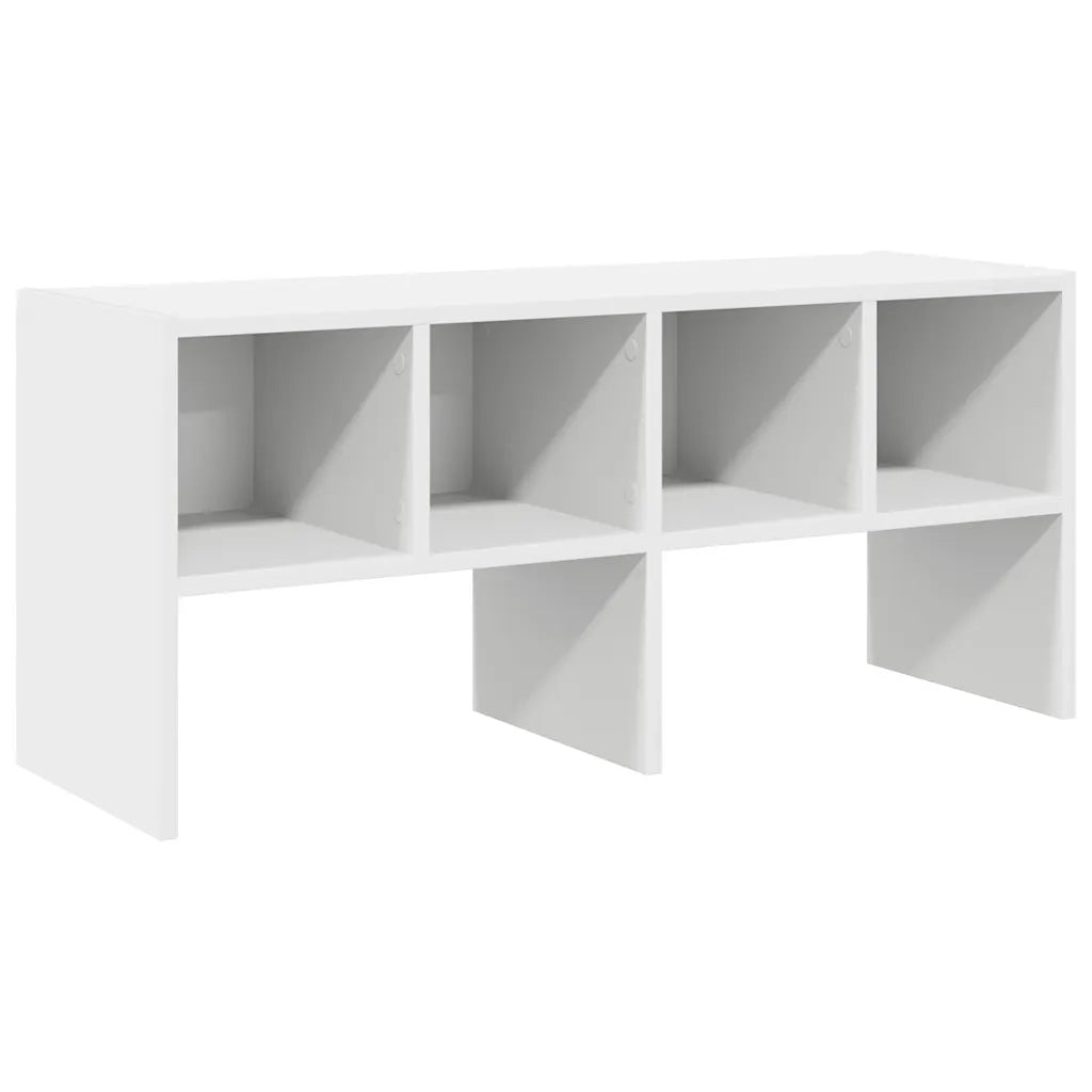 Scarpiera | Mobile per scarpe Impilabile Bianca 89,5x30x40 cm