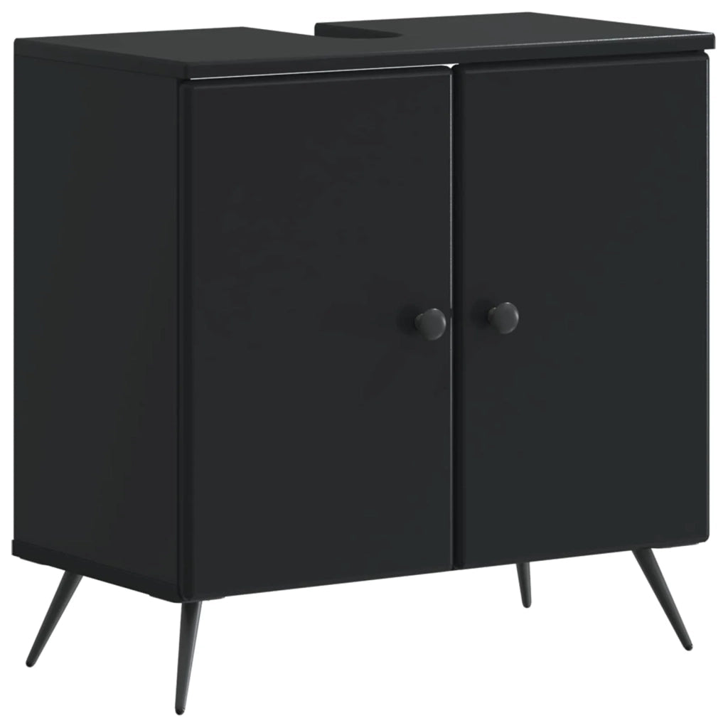 Set di Armadi da Bagno da 2 Pezzi BREDA Nero 3417640
