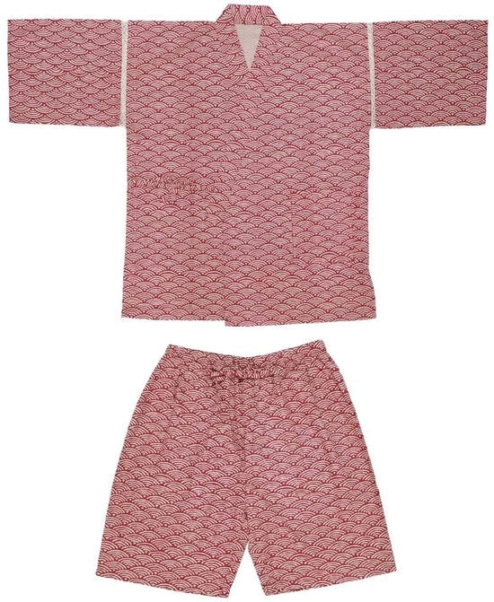 Set di Loungewear a Manica Corta in Cotonato - Taglie M/L
