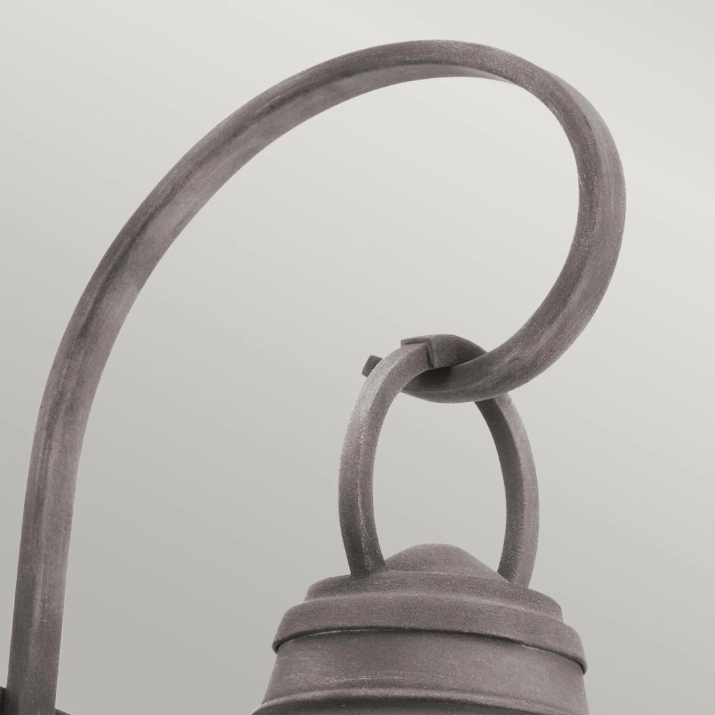 Applique esterna Bridge Point zinco anticato E27 Kichler