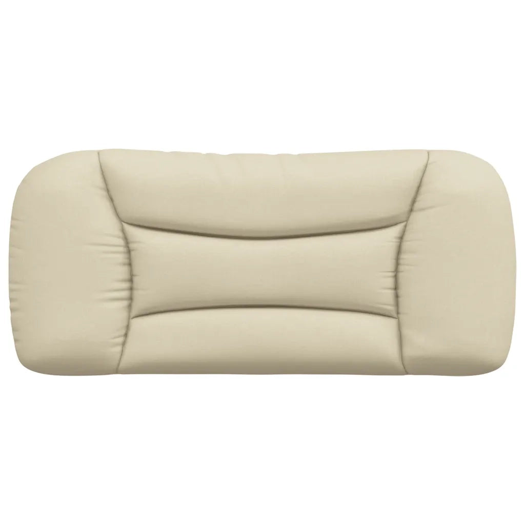 Coussin de tête de lit Hvar crème 90 cm tissu