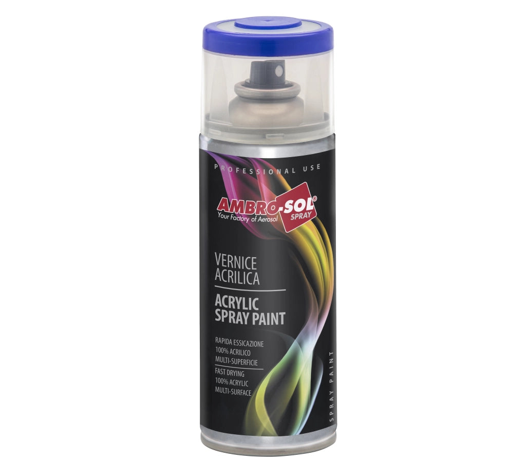 BOMBOLETTA SPRAY ACRILICO UNIVERSALE 400 ML Verde foglia RAL 6002 - 6 pezzi- AMBROSOL