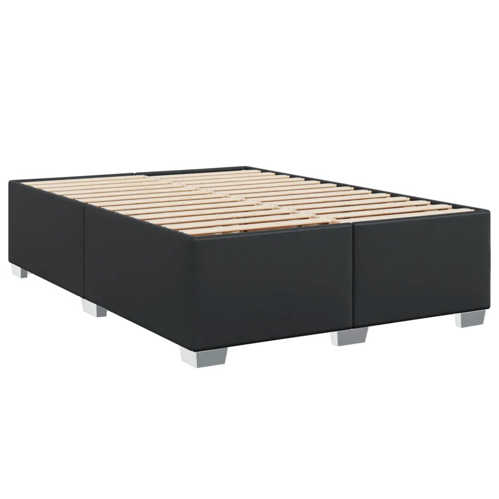 Giroletto-Struttura Letto Nero 140x200 cm in Similpelle 656307