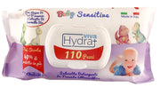 HYDRA VIVA+ 6 CONFEZIONI SALVIETTE DETERGENTI BABY SENSITIVE 660 PZ