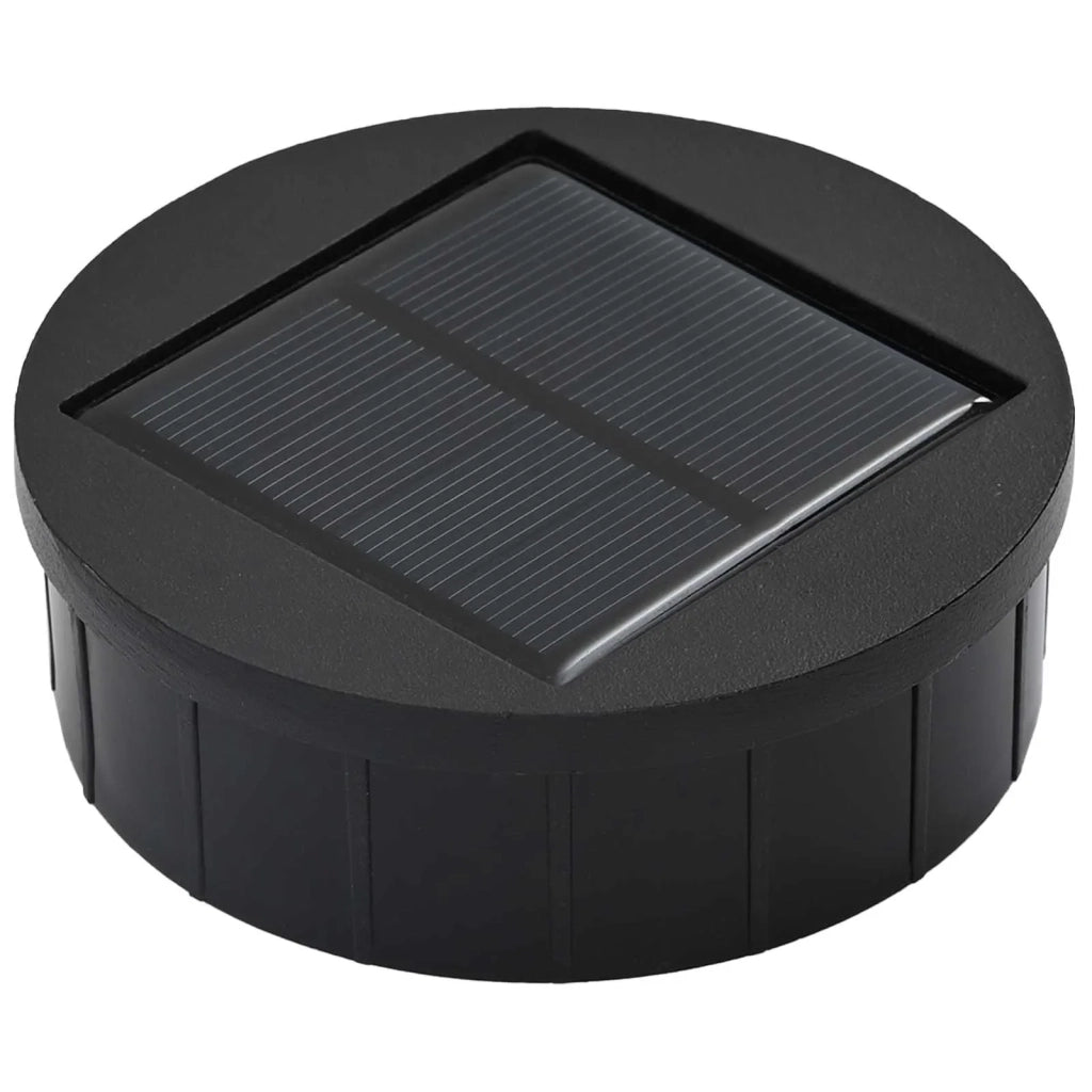 Set di 2 lampade da terra solari dal design moderno per esterni 18 x 18 x 80 cm in acciaio antracite 02_0052547