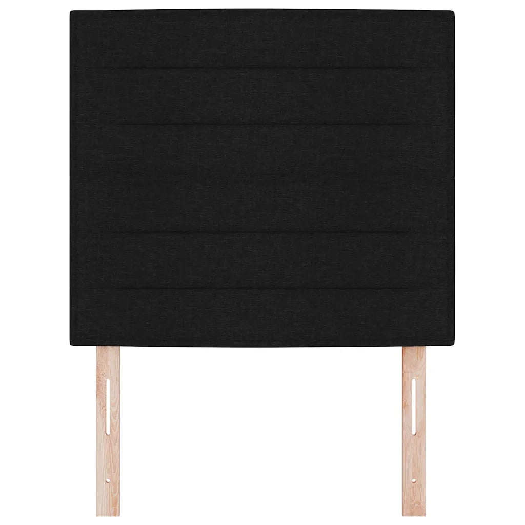 Testiera | Testata Nero 80 cm Tessuto