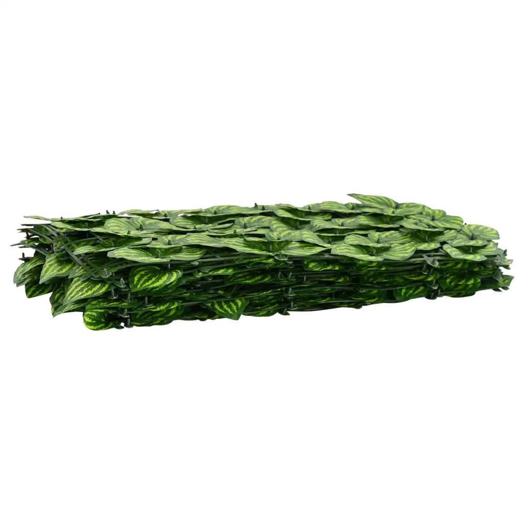 Paravento da Balcone | Schermo per balcone con foglie Verde e Giallo 200 x 75 cm