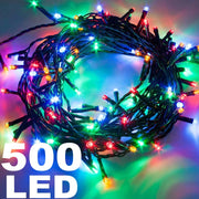 Trade Shop - Catena Luminosa 500 Luci Led Lucciole Multicolore Con Controller Uso Interno -