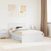 Struttura del letto Bianco 120 x 200 cm Legno multistrato