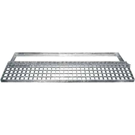 GRIGLIA CON TELAIO RETTANGOLARE 100x25 cm - Carrabile