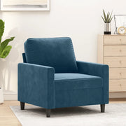 Poltrona Blu 60 cm Velluto 359188
