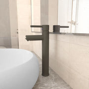 Rubinetto Miscelatore da Bagno Grigio 12x30 cm 149090