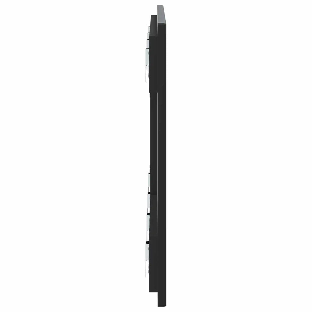 Testiera da Muro ZWOLLE Nero Legno ingegnerizzato 896516