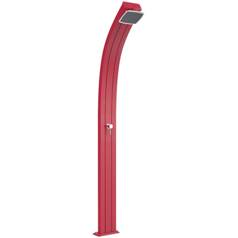 Doccia solare da giardino SPRING CURVA 30 LITRI in alluminio - Doccia Solare Da Giardino Spring Curva 30 Litri In Alluminio  Colore Van Gogh (oro) Colore: Rosso