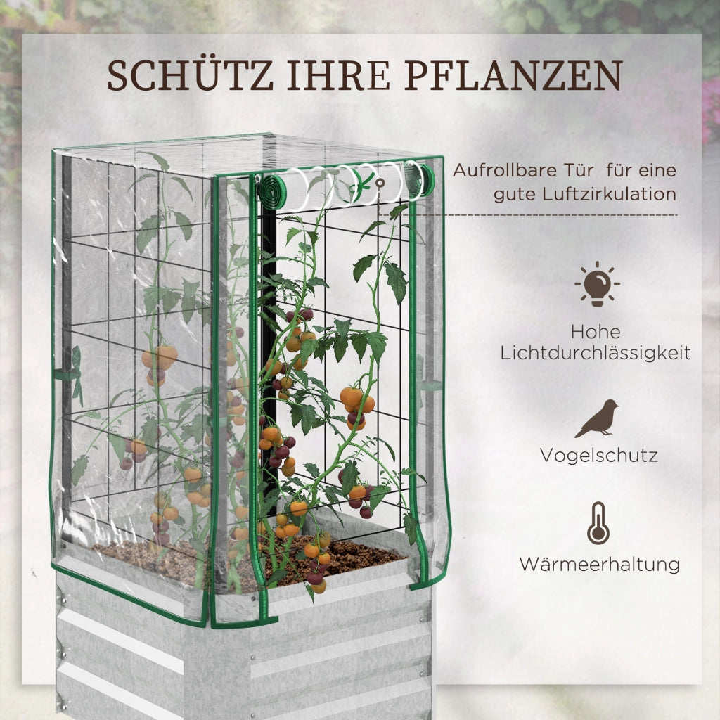 Set Giardino Orto 3 Pezzi ¨C zephmum ¨C Verde 53x53x90 cm