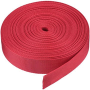 Cintura Singola in Nylon - 2,5 cm - 9 Metri - Rosso Scuro - Cinturone - Sacchetto - Materiale Resistente