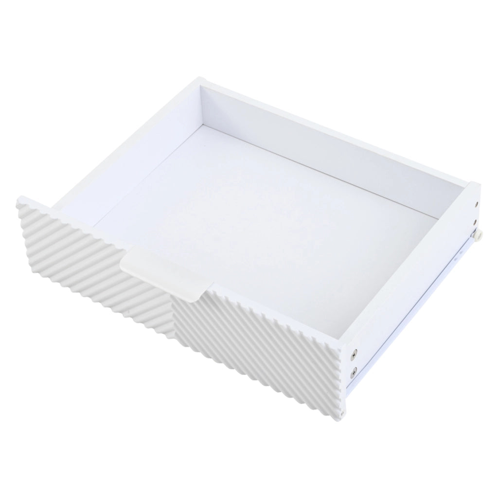 Mobile Porta TV 200 cm Bianco Moderno con 2 Ante e 2 Cassetti per TV fino a 80 Pollici