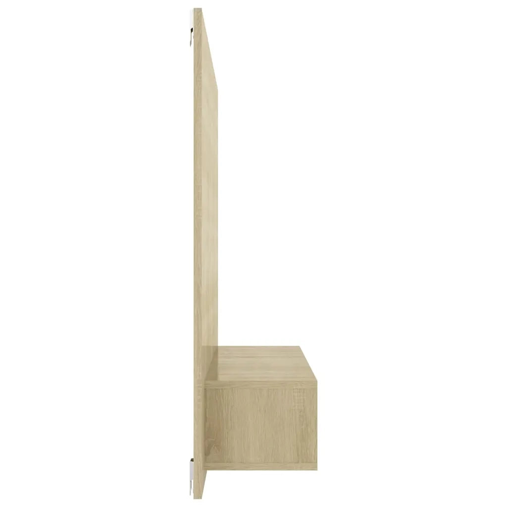 Mobile TV a Muro Rovere Sonoma 120x23,5x90 cm Legno Multistrato