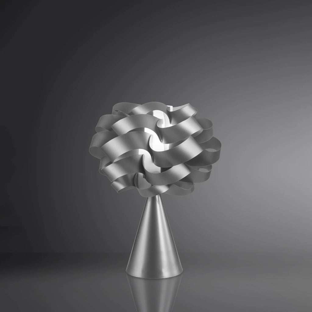 Lampada Ricaricabile Da Tavolo Cloud Polilux ® Argento 1 Luce Led