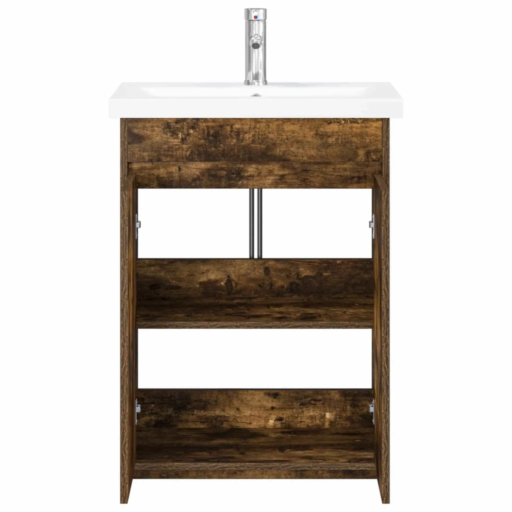 Set di mobili per il bagno Rovere Fumo 61 x 40 x 84,5 cm 3404278